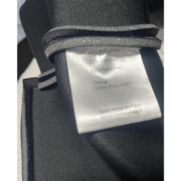 VGUC Save My Bag - Made in Italy - Miss World - Black Neoprene Satchel Handbag. - Picture 7 of 9